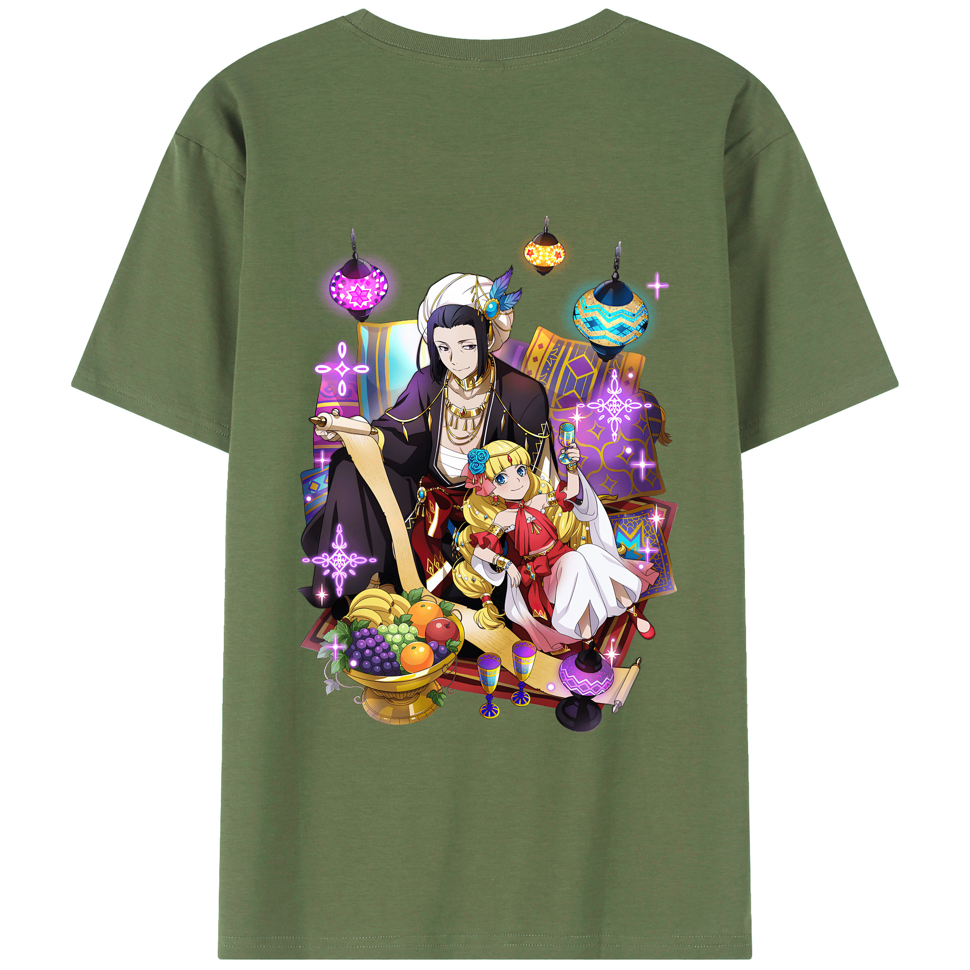 （画像用） 文豪ストレイドッグス Bungo Stray Dogs 綿100％ メンズ半袖Tシャツ（バックプリント） 通気性